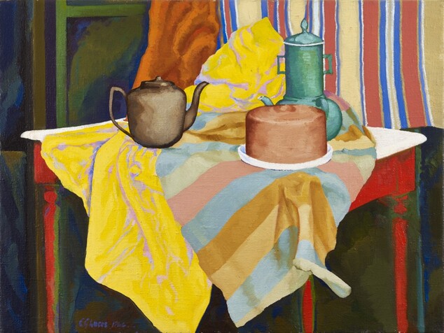 Still Life with Coffee Pot by Edwin G Lucas